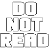Don't read it