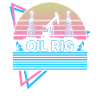 Oil platform Retro