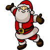 Happy Santa Claus Red Red
