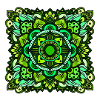 Mandala green