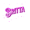 Britta name personalized