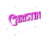 Christin's name personalized