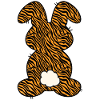 Tiger Pattern Rabbit Easter