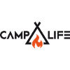 Camping with campfire