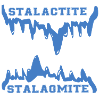 Stalactite stalacmite Glace