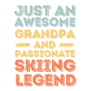 Grand-père ski rétro