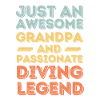 Grand-père Plongée rétro
