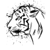 Tiger sketch profile