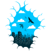 City from the sky
