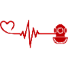 Diving Apnea heartbeat