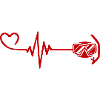 Diving goggles pulse heart