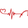 Fishing rod heartbeat