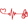Gants de boxe Pulse Love