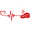 Steak heartbeat pulse
