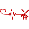 Windmill Pulse Heart Love