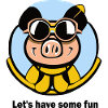 S’amuser avec le cochon