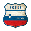 Koper Slovénie Drapeaux Design d'armoiries