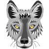 Wolfskopf - Comic style.