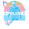 Police Retro Police Officer