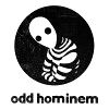 Odd hominem Logo Grunge Black