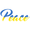 Peace Ukraine Flag