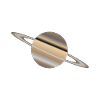 The Planet Saturn With Rings