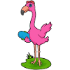 Flamingo Skater Skateboard