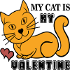 Mon chat est mon Valentin