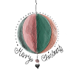 Joyeux Christmas Tree Ball Illustration