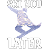 Snowboarder snowboarding mountain snow gift