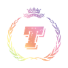 T letter wreath