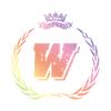 W letter wreath