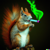 Neon Eichhörnchen
