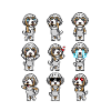 Aussiedoodle Dog Emoticon