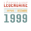 Légendaire Depuis Décembre 1999 Anniversaire