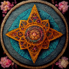 Boho Mandala Abstract