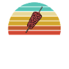 Doner kebab skewer