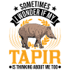 Tapir Geschenk Flachlandtapir Tapirdae Tapir