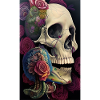 Beautiful fantasy Skull
