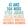 47 Ans Anniversaire - cadeau d'anniversaire