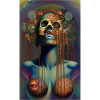 Beautiful fantasy Skull