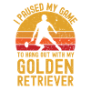 Badminton and Golden Retriever