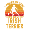 Badminton and Irish Terriers