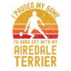 Badminton and Airedale Terrier