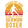 Badminton and German Boxer