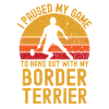 Badminton et Border Terrier