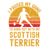 Badminton and Scottish Terrier