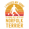 Badminton and Norfolk Terrier