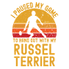 Badminton and Russel Terrier