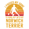 Badminton and Norwich Terrier